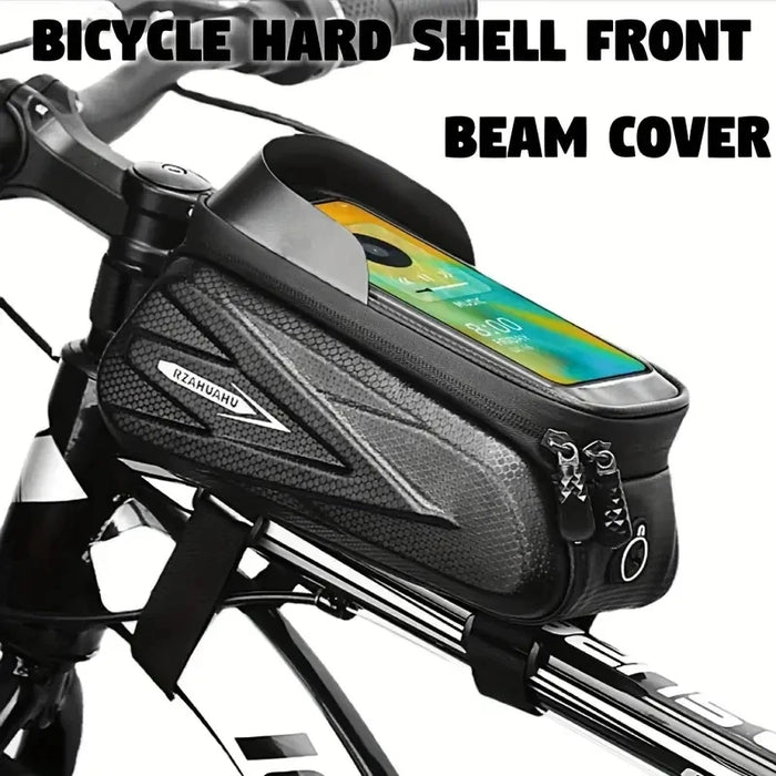 Bicycle Frame Bag with Lid Cycling Storage Pouch