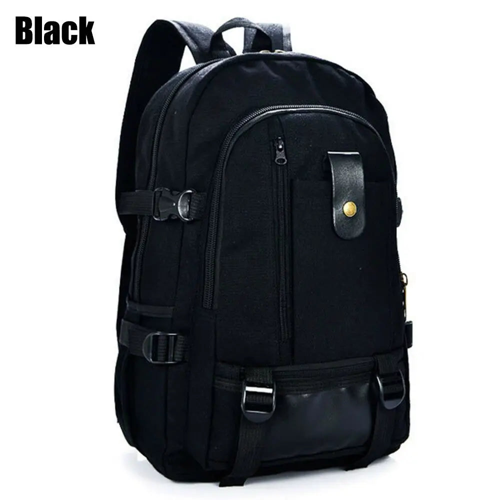 Unisex Canvas Travel & Hiking Backpack