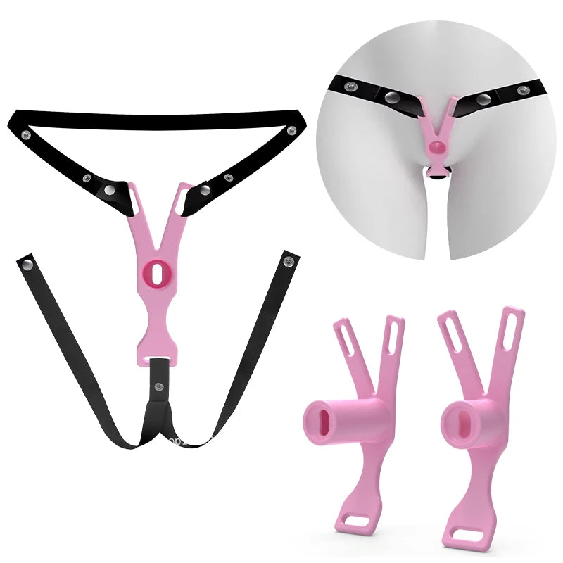 Men’s Chastity Belt with Clamps