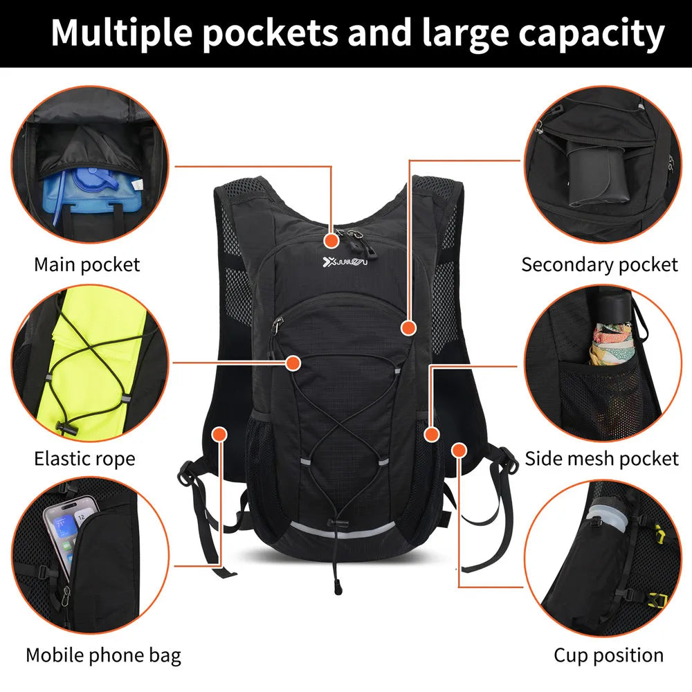 18L Lightweight Hiking Backpack with Hydration Bag