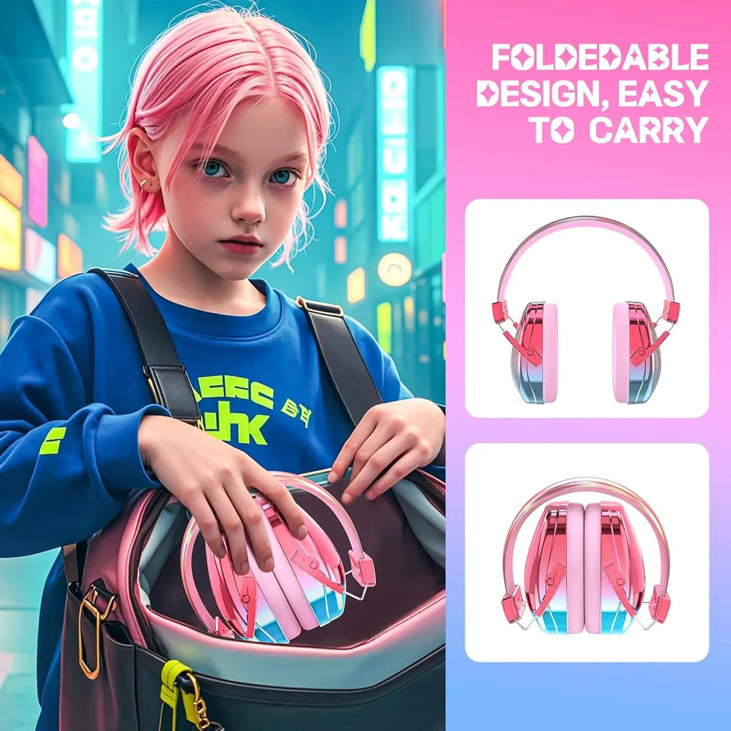 Kids' Noise-Reducing Ear Protection Earmuffs 25dB