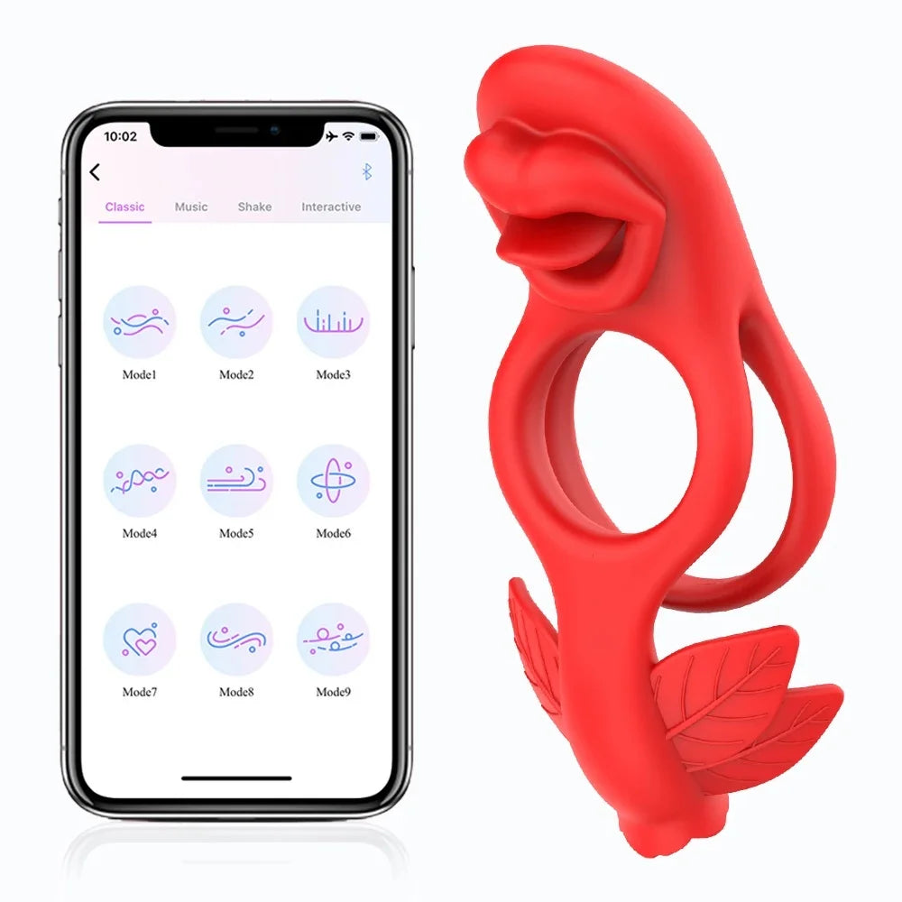 Remote-Control Vibrating Penis Ring