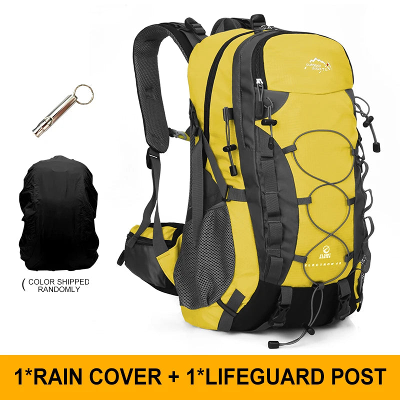 45L Hiking & Camping Backpack with Rain Cover