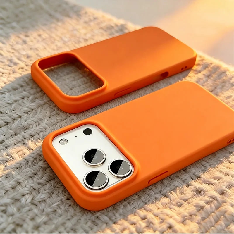 Full-Coverage Silicone Phone Case – Shockproof Matte Protective Cover