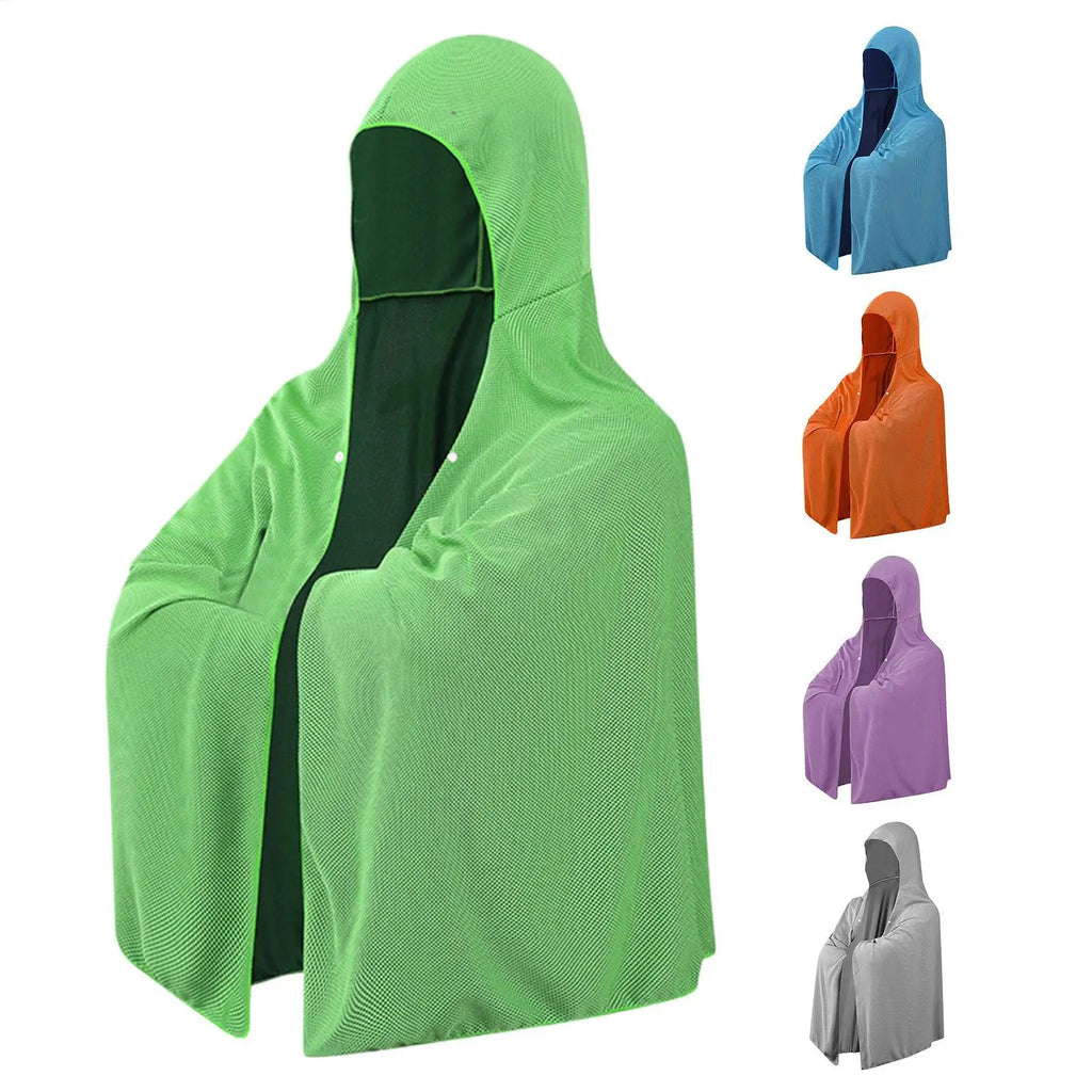 Evaporative Cooling Hoodie Towel