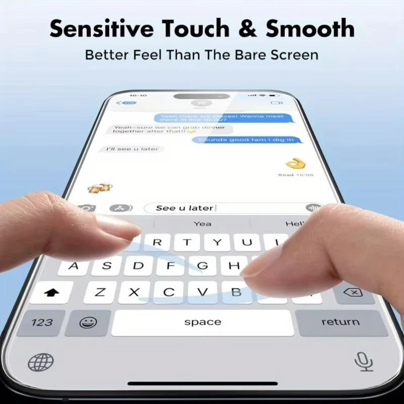 Tempered Glass Screen Protector  HD Anti-Scratch with Installation Tool