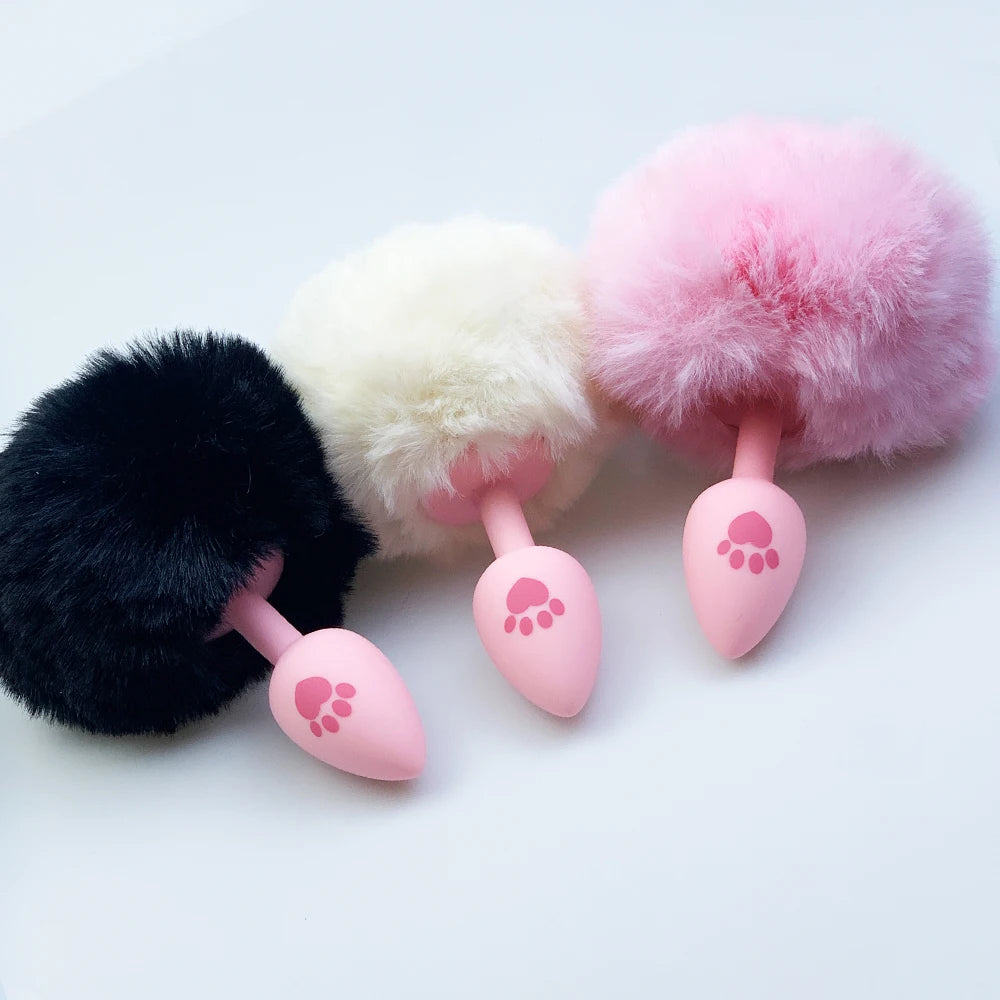 Rabbit Tail Anal Plug