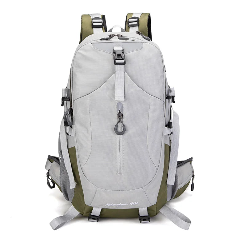 MOZHI External Frame Hiking Backpack with Rain Cover