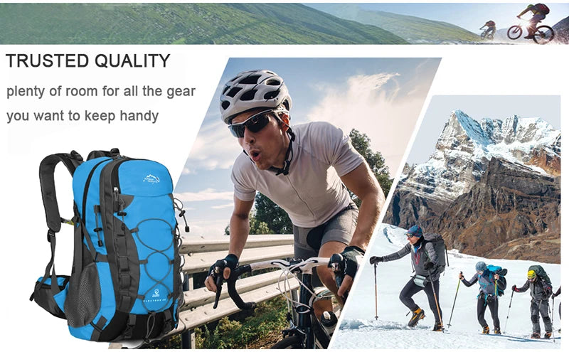 45L Hiking & Camping Backpack with Rain Cover