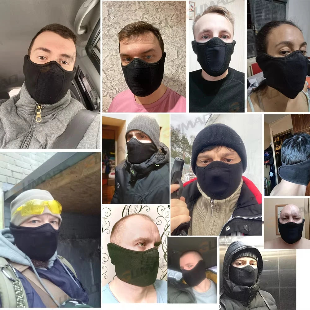 Thermal Fleece Face Mask for Cycling & Winter Sports