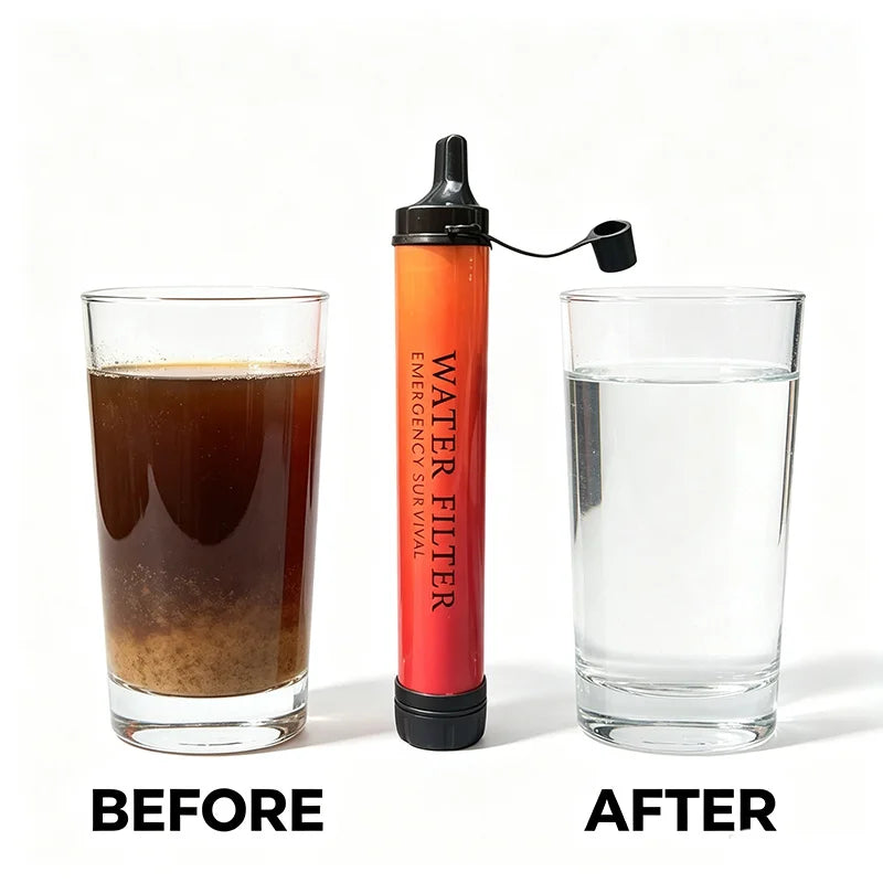 Portable Emergency Water Filter Straw