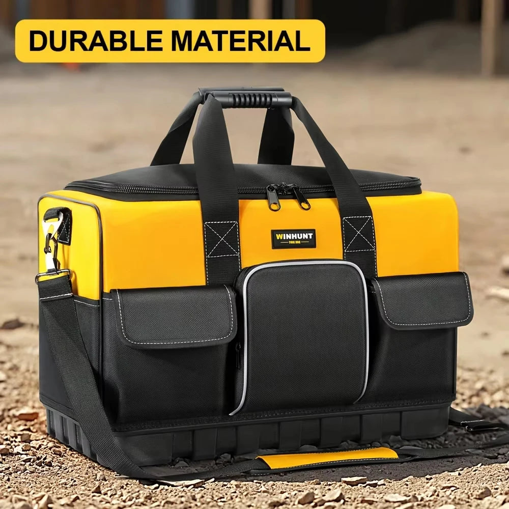 Multi-Pocket Tool Bag – Waterproof Storage Tote with Shoulder Strap