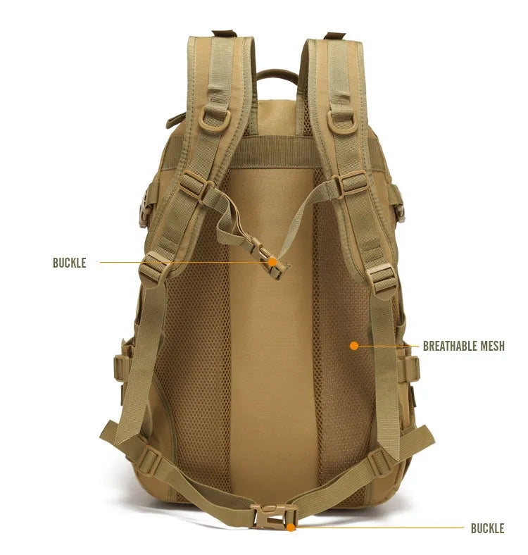 Tactical MOLLE Hiking & Camping Backpack