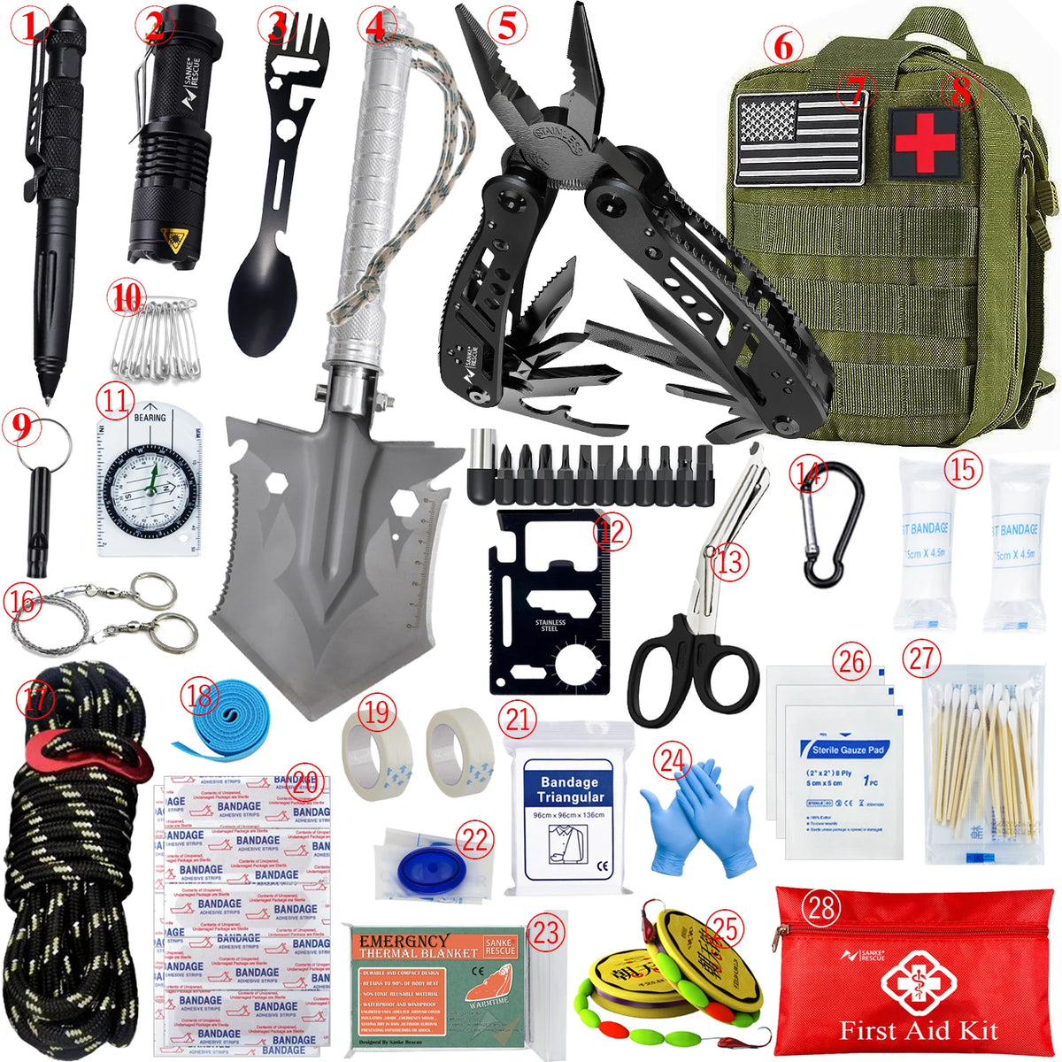Car & Outdoor First Aid Kit