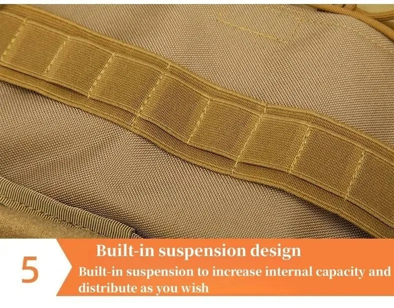 Large Tactical Outdoor Hiking & Camping Bag