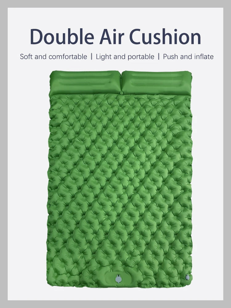 Outdoor Camping Double Inflatable Mattress Extra