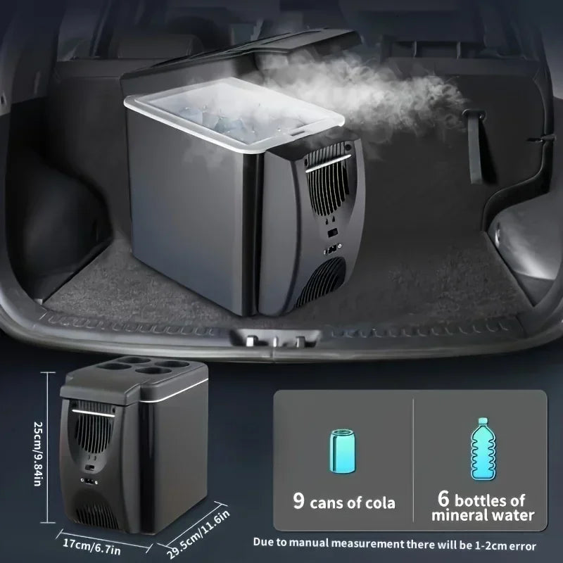 6L Portable 12V Car Refrigerator Mini Cooler