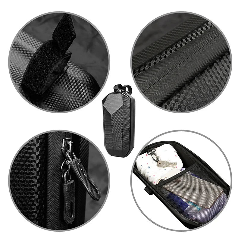Hard Shell Bicycle Handlebar Bag Rainproof Storage