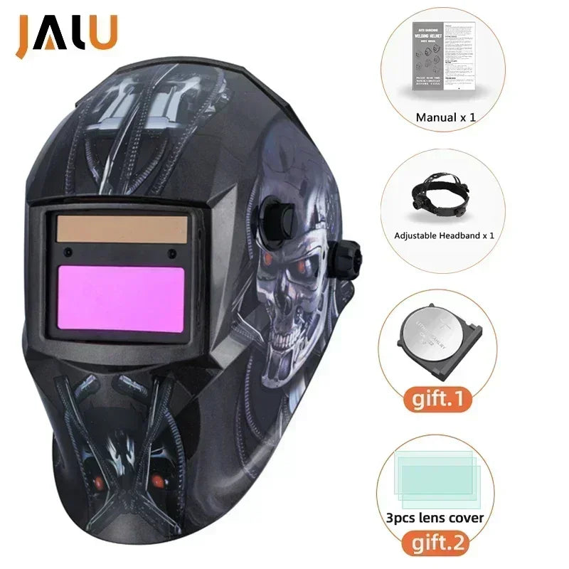 JALU Solar Auto-Darkening Welding Helmet