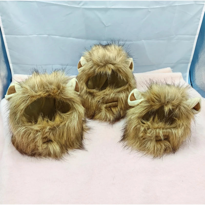 Lion Mane Pet Costume Headpiece