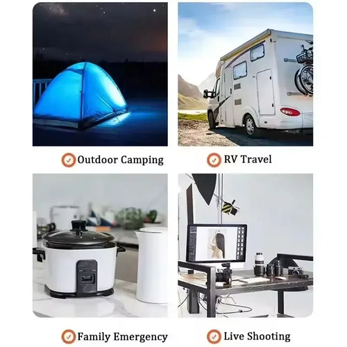 300W Portable Power Station with LiFePO4 Battery